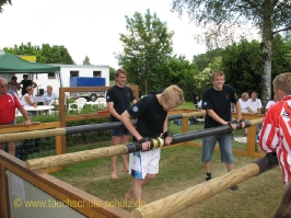 Riesenkickerturnier im Sommerbad Stadensen