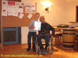 Merlin Bombeck, IDA CMAS Grundtauchschein, 09.08.2013