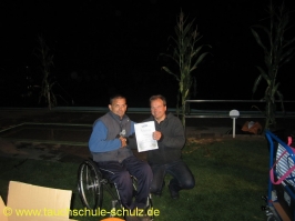Bernd Adelmann, Spezialkurs Orientieren unter Wasser, 11.08.2012