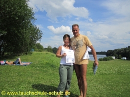 Claudia Lindner, Spezialkurs Orientieren unter Wasser, 10.07.2011