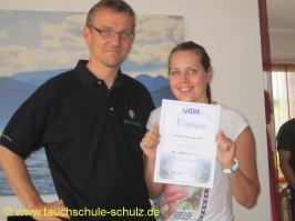 Friederike Sponagel, Spezialkurs Nitrox Basic Diver, 07.07.2013