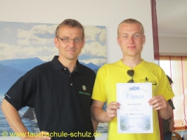Maik Tiemann, Spezialkurs Nitrox Basic Diver, 07.07.2013